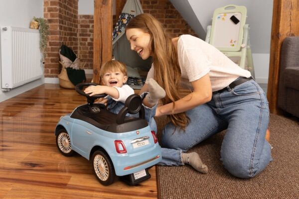 Dětské odrážedlo Fiat 500 - bílé - Obrázek 5