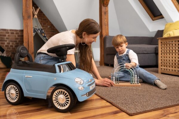 Dětské odrážedlo Fiat 500 - bílé - Obrázek 6