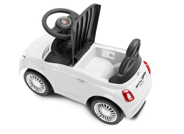 Dětské odrážedlo Fiat 500 - bílé - Obrázek 18