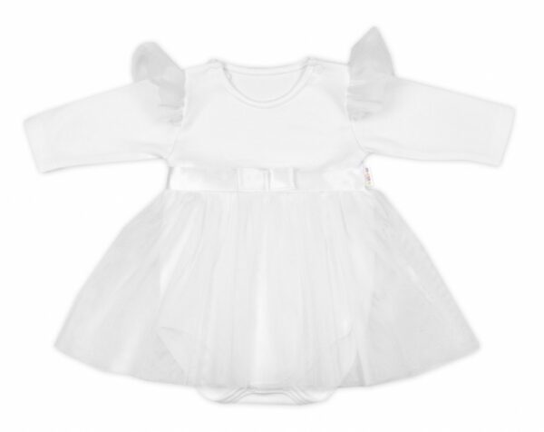 Luxusní 4D slavnostní sada oblečení pro miminko Girl - bílá, vel. 62 - Obrázek 3