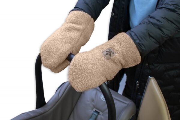 Rukávník ke kočárku Beránek exclusiv, béžový - Image 4