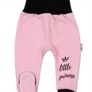 Baby Nellys Kojenecké polodupačky, růžové, vel. 74 - Little Princess