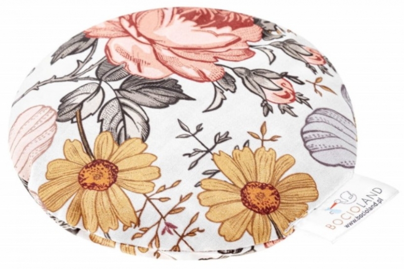 Malý termofor - nahřívací polštářek s třešňovými pecičkami - Retro Garden