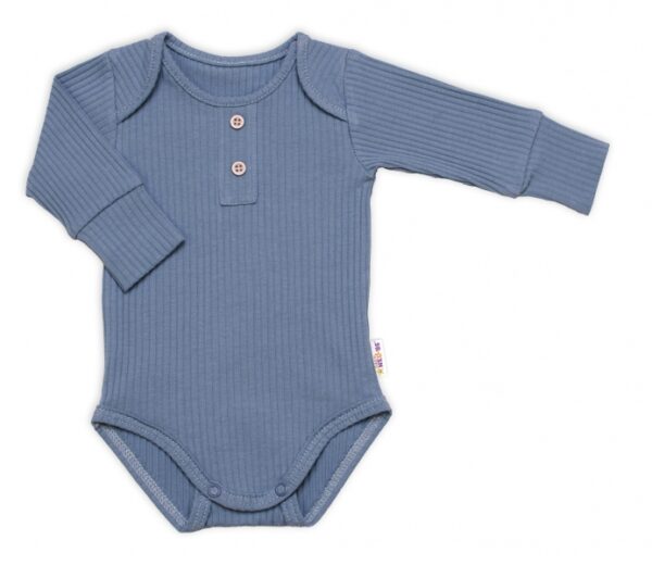 Žebrovaná rostoucí souprava 3D, Baby Boy - jeans - Image 3