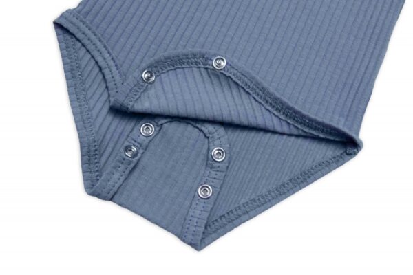 Žebrovaná rostoucí souprava 3D, Baby Boy - jeans, vel. 68/74 - Obrázek 5