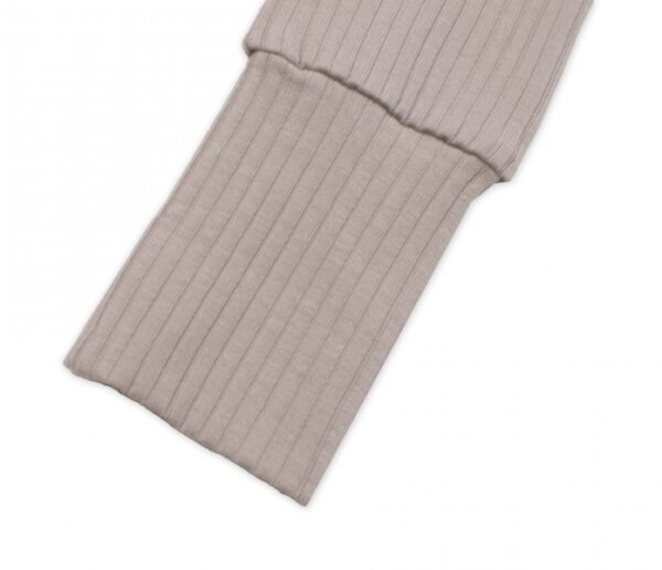 Žebrovaná rostoucí souprava 3D, Baby Girl - taupe, vel. 68/74 - Obrázek 6