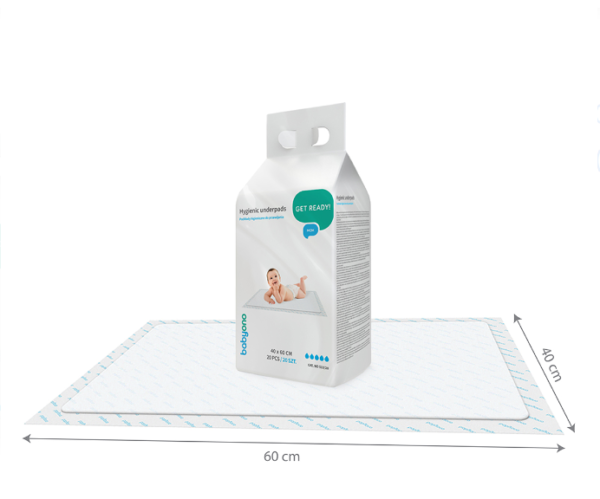 Hygienická podložka na přebalování 40 x 60 cm BabyOno - 20 ks - Obrázek 3