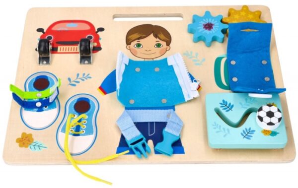 Montesori vzdělávací závěsná, naučná tabule - Adámek, Adam Toys - Obrázek 3