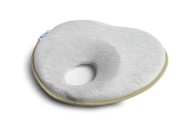 Ergonomický, tvarující polštářek pro miminko - šedá, béžová - Obrázek 2