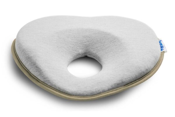 Ergonomický, tvarující polštářek pro miminko - šedá, béžová - Obrázek 4