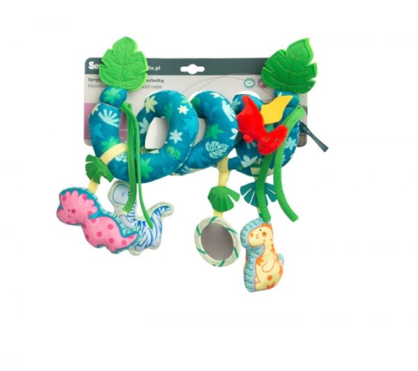 Edukační, kontrastní spirála Colorful - Dino - Obrázek 2