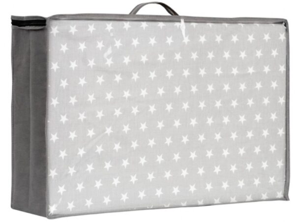 Baby Nellys Turistická matrace 120 x 60 cm, Zvířátka na louce -  bílá se vzorem - Obrázek 2
