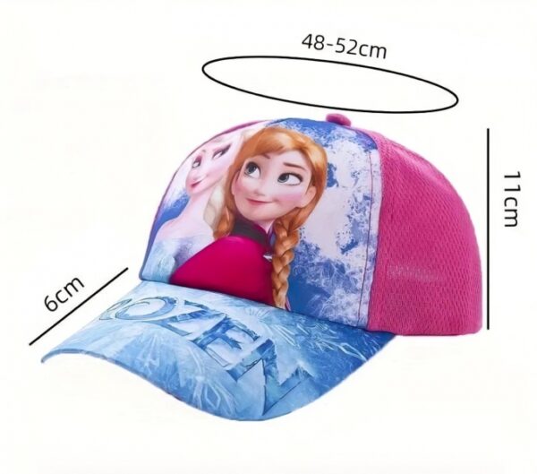 Dětská kšiltovka Frozen Elsa a Anna s potiskem M - Obrázek 4